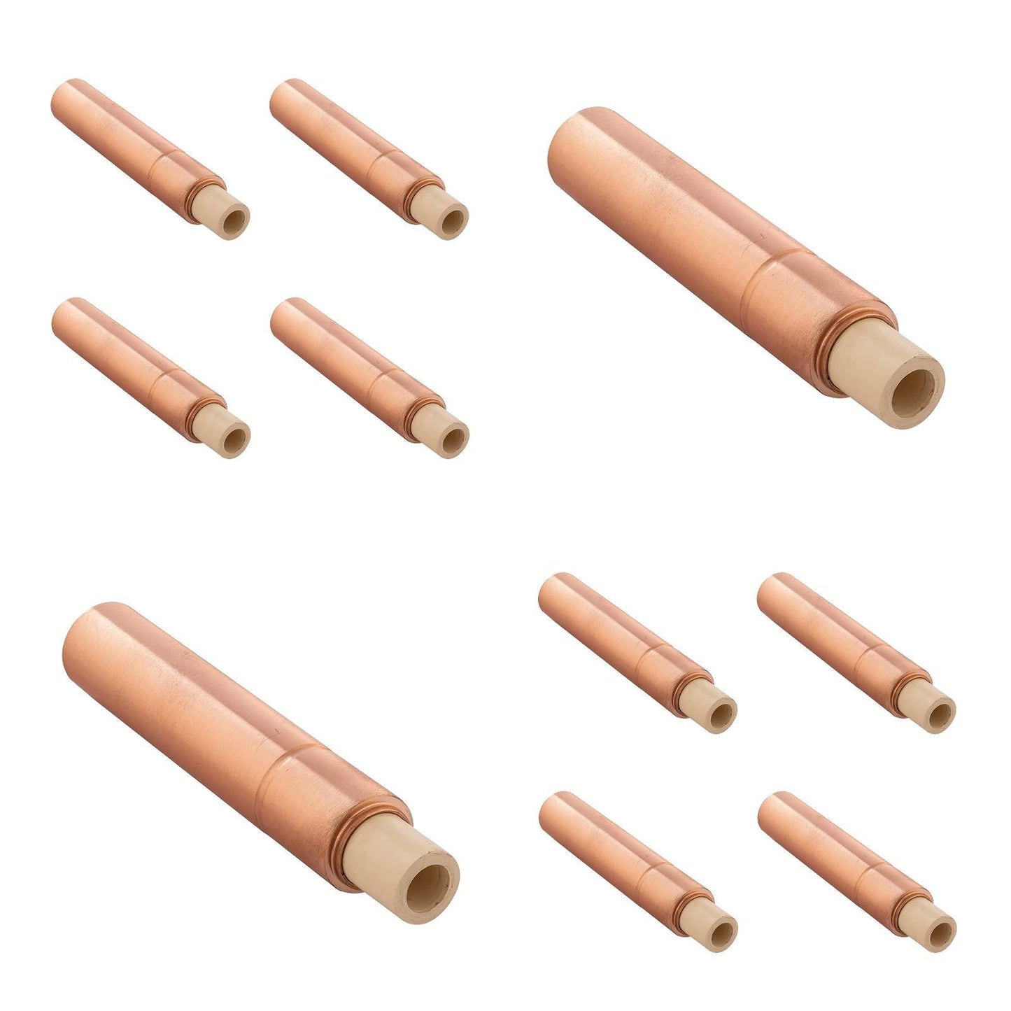 10 Pcs 1/2" CPVC Pipe Connection, Water Hammer Arrestor, Copper
