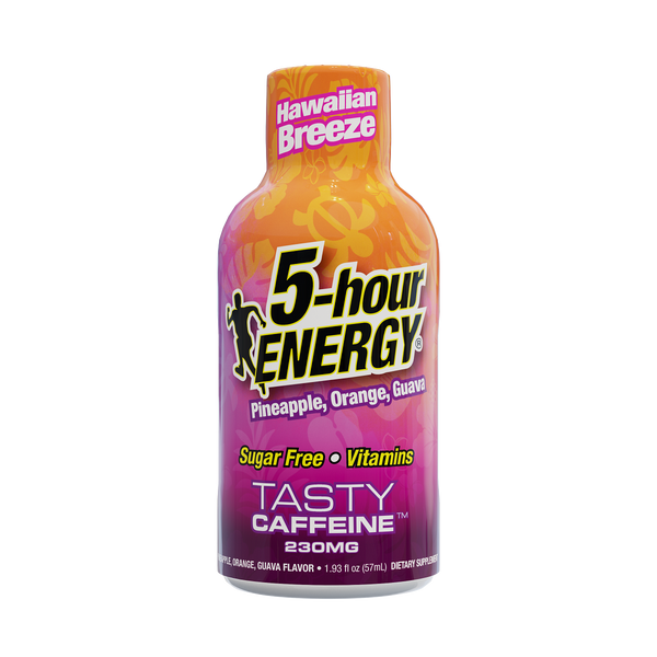 Hawaiian Breeze Flavor Extra Strength 5-hour ENERGY Shots 5-hour Energy