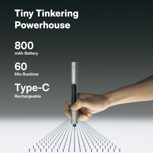 SNAPBLOQ™ S-A01 Electric Precision Screwdriver Master Set Hototools