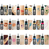 OPHIR Airbrush Tattoo Inks with Color Wheel 30ML/Bottle 12/18 Colors Body Art Paint for Airbrush Temporary Tattoo TA053