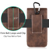 Universal Belt Clip holster leather phone case cover For iphone XS 4.7/5.5/6.3 inch Waist bag wallet pouch for Samsung xiaomi