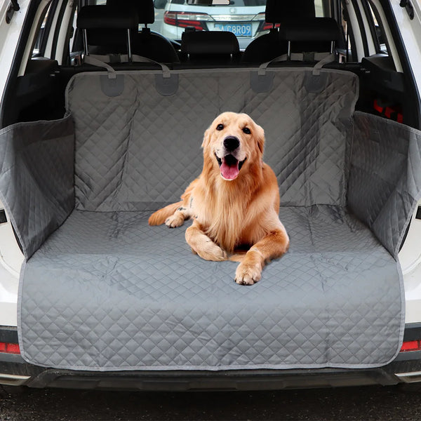 Dog Car Seat Cover Pet Travel Dog Carrier Car Trunk Mat Waterproof SUV Cargo Liner For Dogs Carrier Mattress Protector Washable