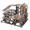 Robotime Rokr Marble Run Set 5 Kinds 3D Wooden Puzzle DIY Model Building Block Kits Assembly Toy Gift for Teens Adult Night City