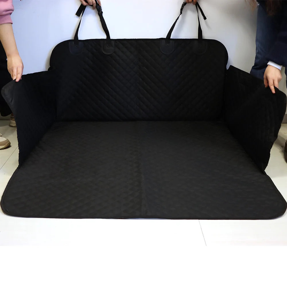 Dog Car Seat Cover Pet Travel Dog Carrier Car Trunk Mat Waterproof SUV Cargo Liner For Dogs Carrier Mattress Protector Washable