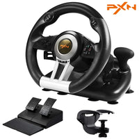 PXN V3 Pro Gaming Racing Wheel Volante PC Steering Wheel Racing Game 180° for PC Windows/PS3/PS4/Switch/Xbox One/Xbox Series X/S
