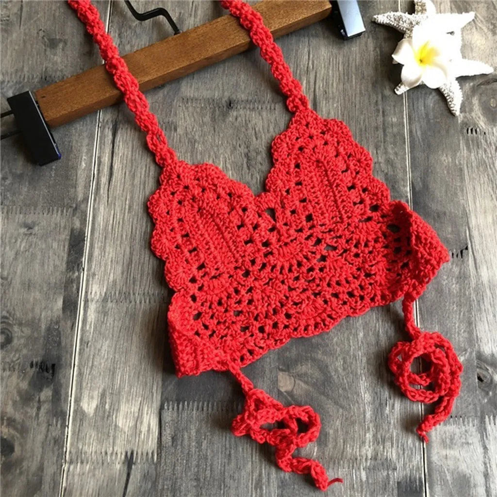 2021 New Summer Fashion Kids Girl Swimsuit Crochet Straps Bikini Swimwear Outfit Top Clothing Girls Swimwear Baby Solid Romper