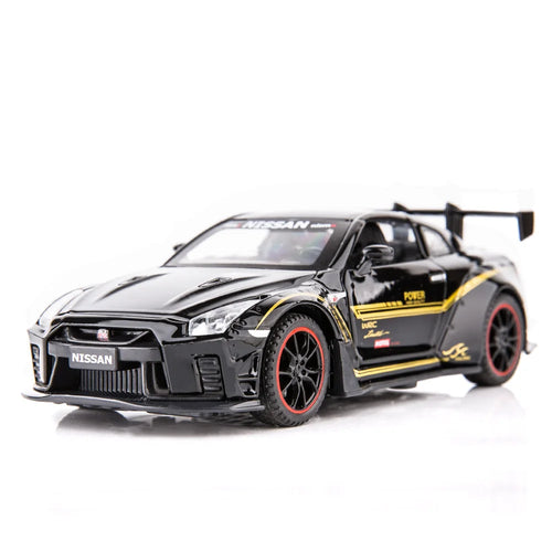 1:32 Nissan GTR R35 Supercar Alloy Car Toy Car Metal Collection Model Car Sound and light Toys For Children