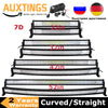 Curved/Straight 22 32 42 52inch 675W 540W Led Light Bar Driving Lights 7D 3-Rows Offroad Truck SUV ATV Tractor Car Boat