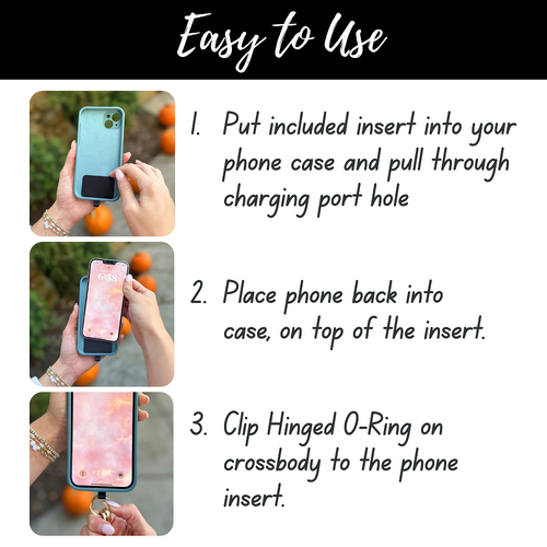 SaveTheGirls SaveTheGirls Clip & Go Strap with Pouch - Neutral Collection