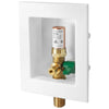 1/2" Sweat Inlet, Ice Maker Outlet Box, with Copper Water Hammer Arrestor Plumbingsell