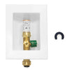 1/2" Push Fit Inlet, Ice Maker Outlet Box, with Copper Water Hammer Arrestor Plumbingsell