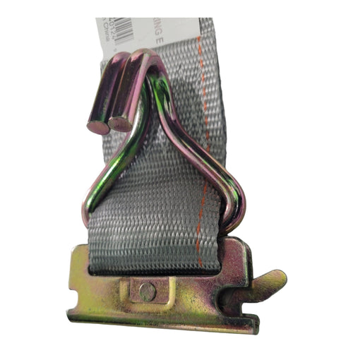 2" x 16 Ft. Ratchet Strap w/ Spg E & Wire J for Hook For E & F-Tracks 200 PACK | R16EW RatchetStrap.Com