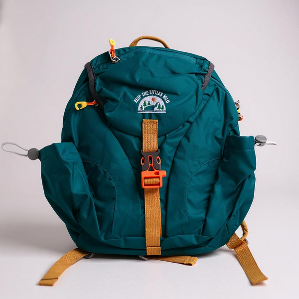 Kid’s (Ages 2 to 7) Teal Hiking Pack - Water Bladder Compatible Backpack for Young Hikers Keep the Littles Wild