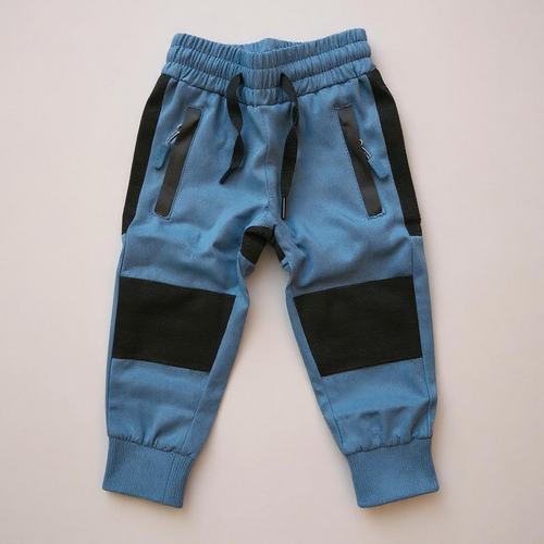 Hiking pants- water resistant blue Keep the Littles Wild