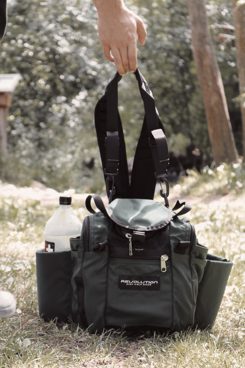 Revolution Mini Deluxe V3 Disc Golf Bag - Golden Dream Gotta Go Gotta Throw