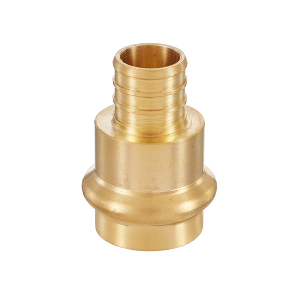 3/4" Press x 3/4" PEX Crimp Brass Adapter (Lead Free) Plumbingsell