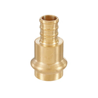 1/2" Press x 1/2" PEX Crimp Brass Adapter (Lead Free) Plumbingsell
