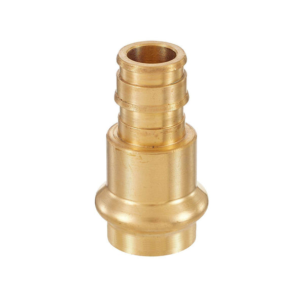 1" Press x 1" PEX Expansion Brass Adapter (Lead Free)