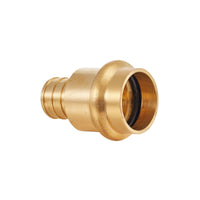 3/4" Press x 3/4" PEX Crimp Brass Adapter (Lead Free) Plumbingsell