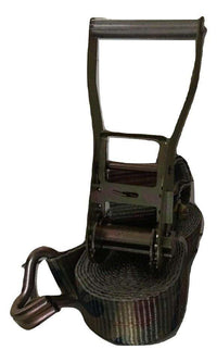 Camo 2 x 27 Ft. Heavy Duty Flatbed Ratchet Strap w/ Wire Hooks | R27WCAMO RatchetStrap.Com