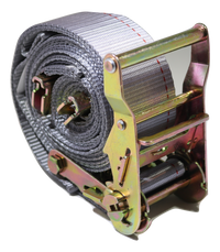 2"x 16 Ft Logistic Van Ratchet E-Track Straps w/ Spring E Fittings | 20 PACK RatchetStrap.Com