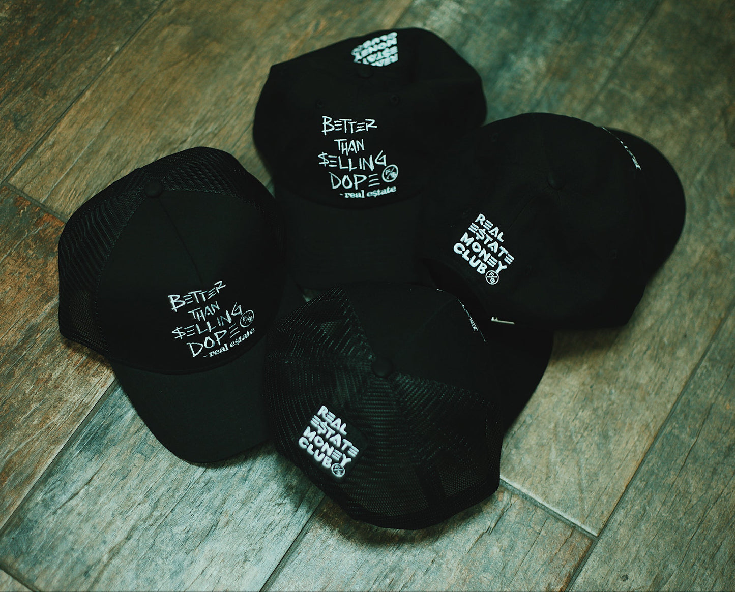 Fly Supply Co Better Than Selling Dope - Real Estate (Trucker Hat - BLACK)