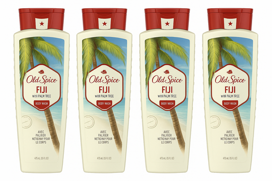 Old Spice Fresher Fiji Body Wash for Men - 16 oz, 4-Pack
