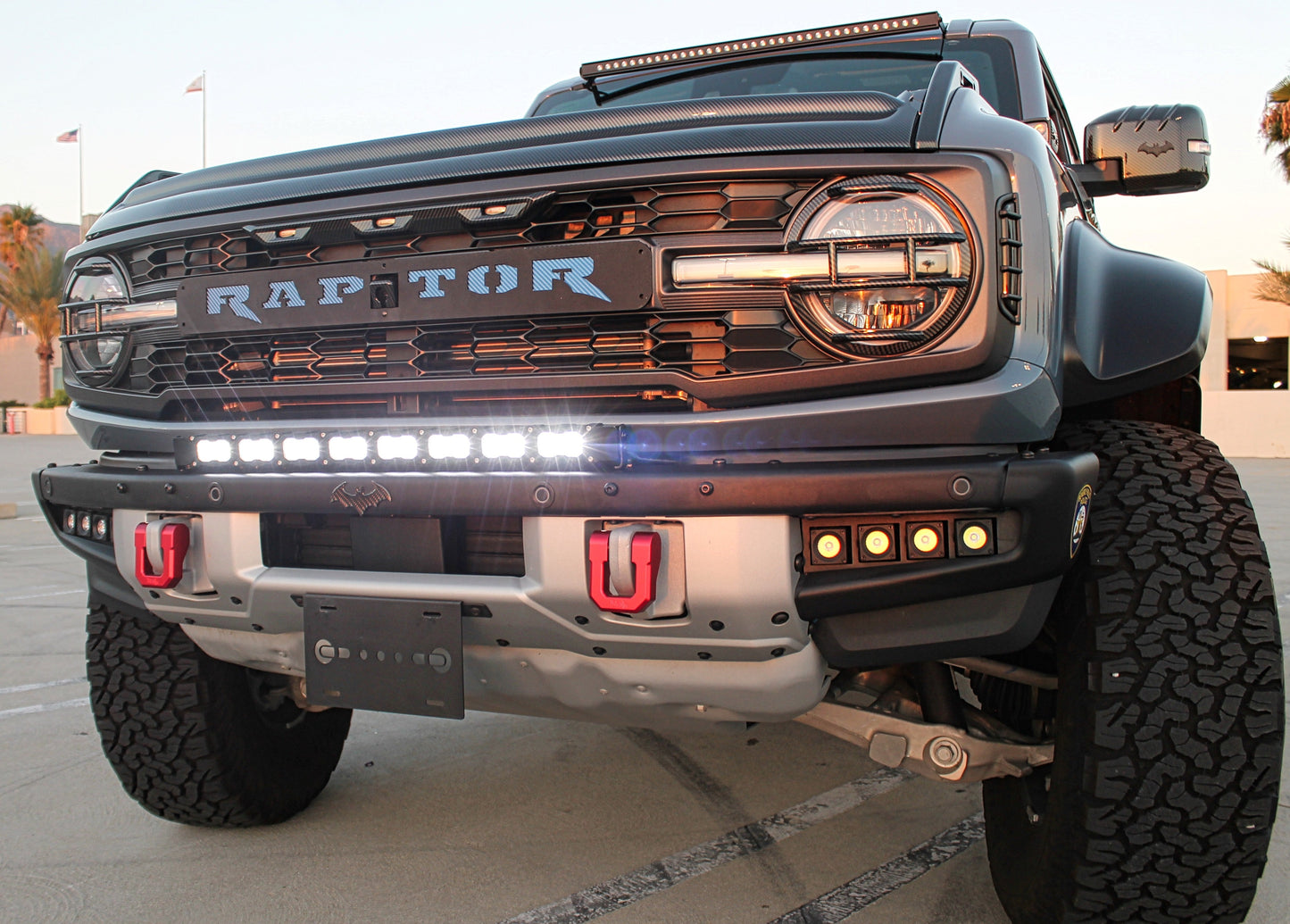 2021+ Ford Bronco Modular Bumper 30in Light Bar - PRO