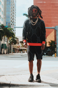 Fly Supply Co Fly Supply Co FS Intarsia Hearts Shorts (Black)