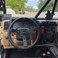 13.5''  MOJAB Deep Dish Steering Wheel Leather/Suede MOJAB OFFROAD