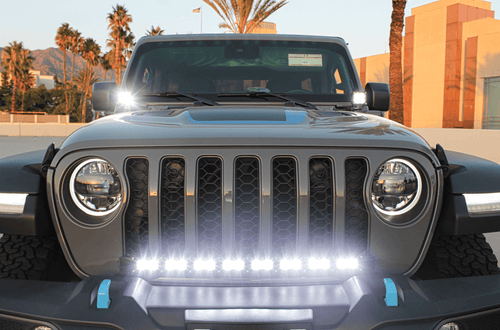 2017-2024 Jeep Wrangler (JL) Hood Mount/Ditch Lights LIGHTS ONLY M&R Automotive