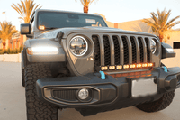 2017-2024 Jeep Wrangler (JL) Hood Mount/Ditch Lights LIGHTS ONLY M&R Automotive