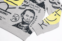 Fly Supply Co Fly Supply Co New Rich Crewneck Sweater (Heather Grey)