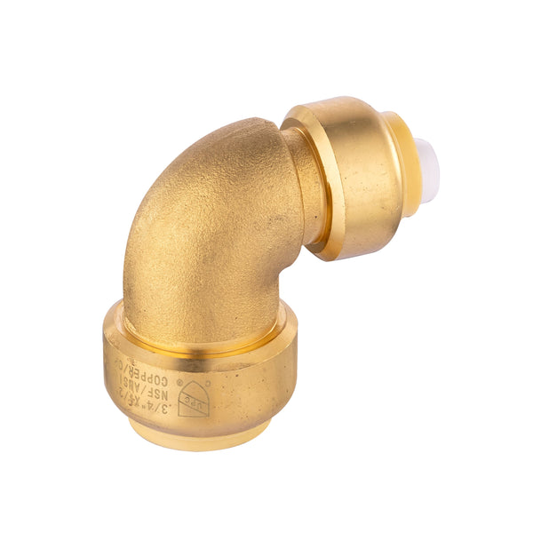3/4" x 1/2" Push Fit Elbow