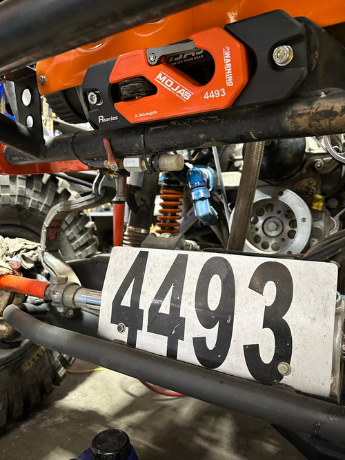 Aluminum Recessed Winch Shackle with Fairlead Kit, closed latch (LIFE TIME WARRANTY*) MOJAB OFFROAD