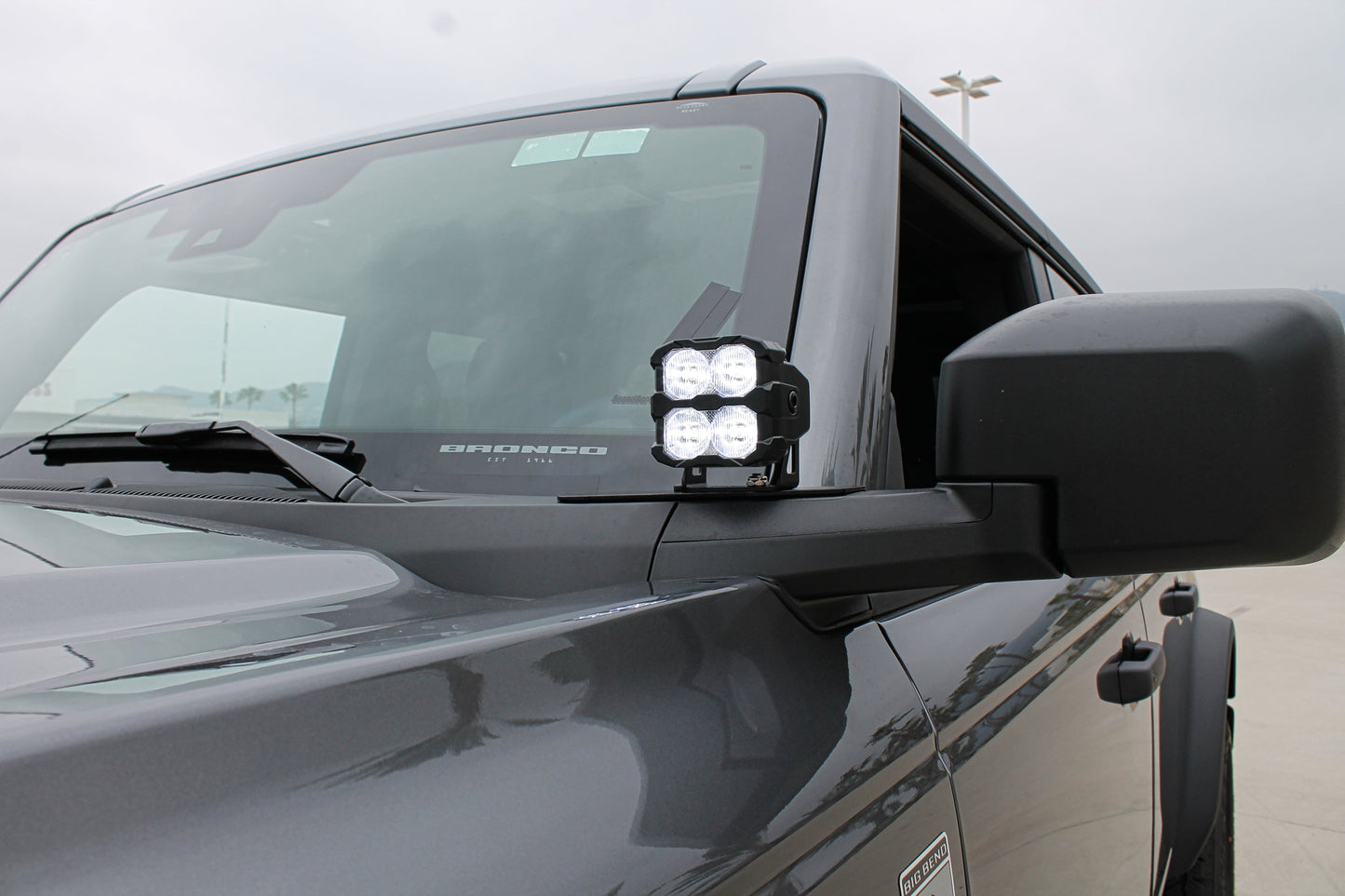 2022+ Ford Bronco Raptor Hood Mount/Ditch Lights/Pillars - PRO