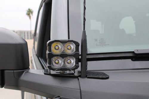 2021+ Ford Bronco Hood Mount/Ditch Lights/Pillars - PRO M&R Automotive