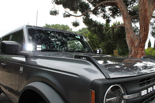 2021+ Ford Bronco Hood Mount/Ditch Lights/Pillars - PRO M&R Automotive