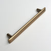 Brushed Bronze "Flow" T-Bar Cabinet Knob and Drawer Pull Euro • Knobs