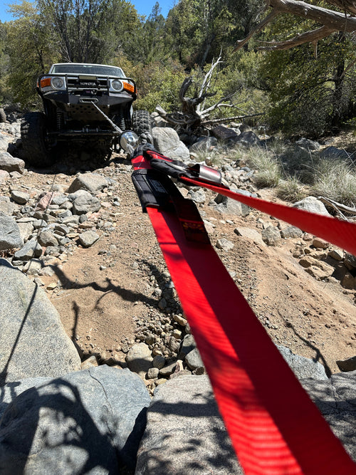 4''x10' Tree Saver Strap / Tow Strap / Winch Strap (Lifetime Warranty) MOJAB OFFROAD