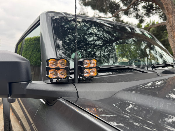 2021+ Ford Bronco Hood Mount/Ditch Lights/Pillars - PRO M&R Automotive