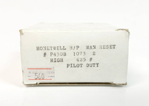 Low Price for All Low Price for All Honeywell P430B 1073 2 H/P Man Reset, Pilot Duty