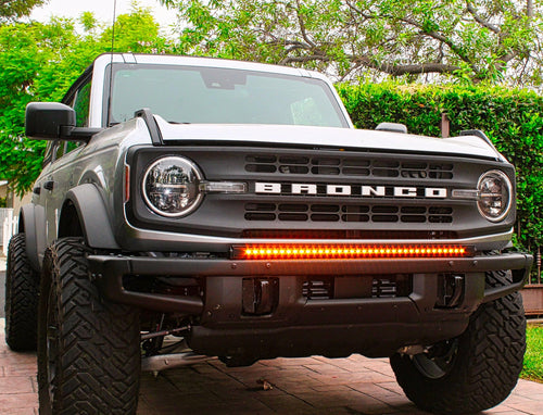 2021+ Ford Bronco Modular Bumper 40in Light Bar - Slim M&R Automotive