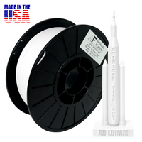 Ice White AF 1.75mm PLA+ Filament Made in the USA! American Filament