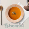 Bosnal - Palm Leaf Biodegradable Bowls, 9.5 inch Round Soup Bowl Bosnal