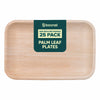 Bosnal - Palm Leaf Biodegradable Plates, 9 x 6 inch Rectangle Bosnal