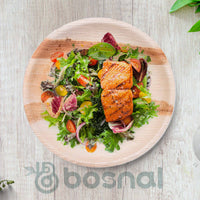 Bosnal - Palm Leaf Biodegradable Plates, 10 inch, Round Bosnal