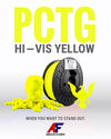 Hi-Vis Yellow AF 1.75mm PCTG Filament Made in the USA!