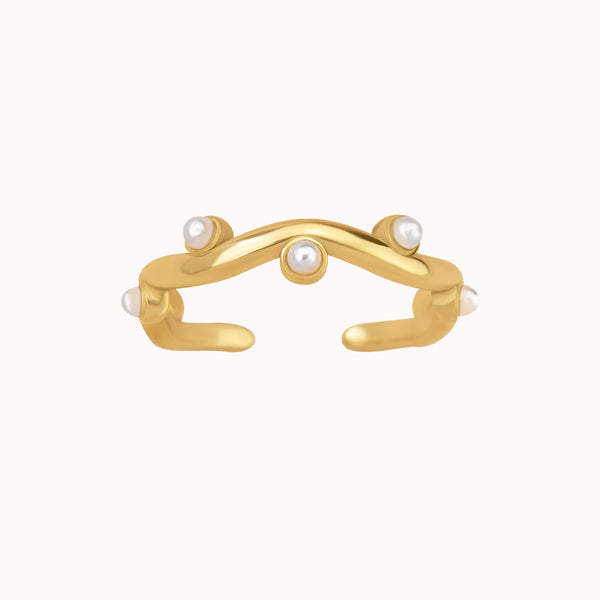 Iris Pearl Ring Caris Jewelry