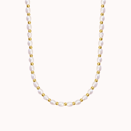 Isadora Pearl Necklace Caris Jewelry